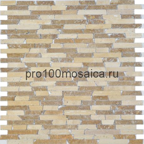 STICK TRAVERTINO TUM. Мозаика серия STONE,  размер, мм: 305*305 (ORRO Mosaic)