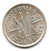 3 пенса Австралия 1959
