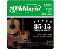 D`ADDARIO EZ890 (009-045) Струны для акустической гитары