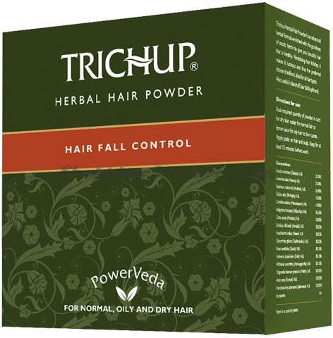 Маска против выпадения волос с натуральной хной Тричуп (Vasu Trichup Herbal Hair Powder)