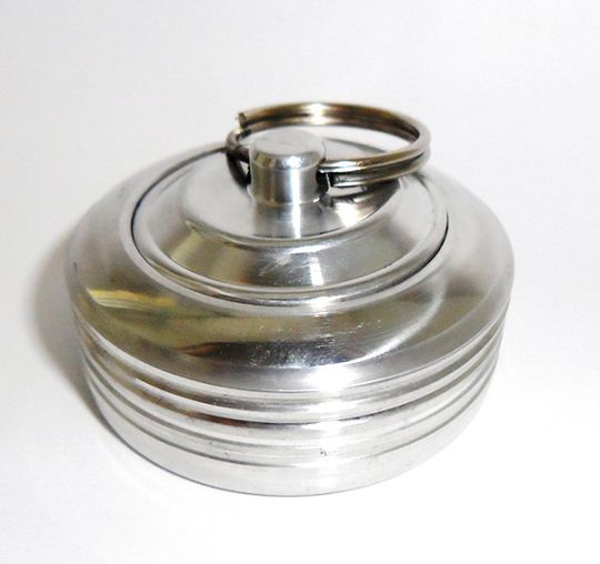Оснастка металлическая ручная - Брелок-кнопка с кольцом, со штемпельной подушкой