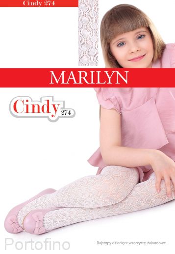 Marilyn Cindy 274 колготки для девочек с рисунком .