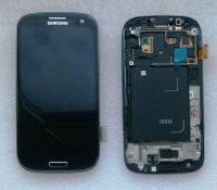 LCD (Дисплей) Samsung i9300 Galaxy S3 (в сборе с тачскрином) (в раме) (black) Оригинал