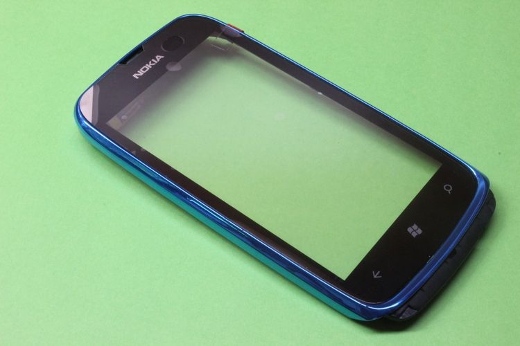 Тачскрин Nokia 610 Lumia (в раме) (blue) Оригинал