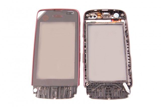 Тачскрин Nokia 311 Asha (в раме) (red) Оригинал