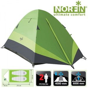 Палатка 2-х местная Norfin ROACH 2 NF-10105