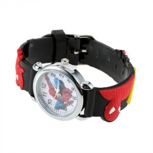 черные наручные часы Spider man