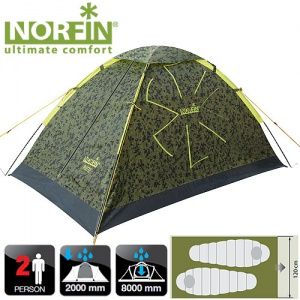 Палатка 2-х местная Norfin RUFFE 2 NC-10101