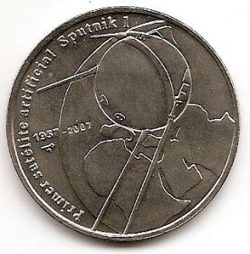 50 лет первого искусственного  спутника Земли  1 песо Куба 2007