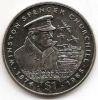 Уинстон Спенсер Черчилль (1874-1965)   1 доллар Либерия 1995