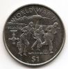 Вторая мировая война Битва за Британию. 1 доллар Либерия  1997
