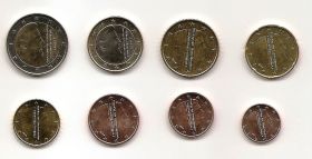 Годовой набор монет евро Нидерланды 2014