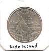 Штат Род-Айленд  25 центов США 2001
