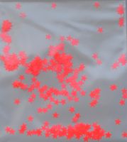 Звезды неоновые коралловые (3мм)
