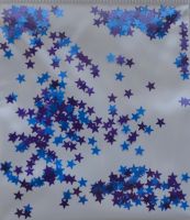 Звезды микс темно-фиолетовые и голубые  (3мм)