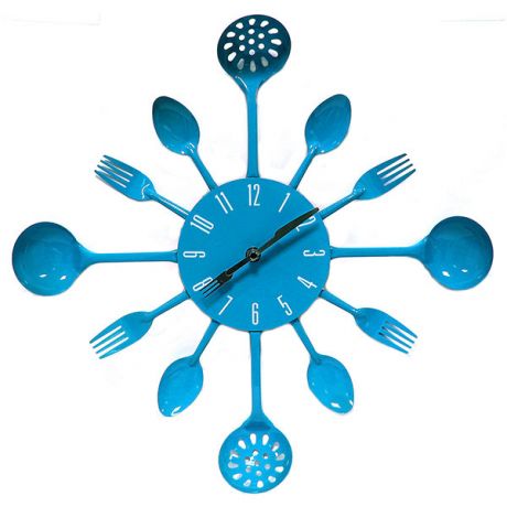 Часы "Набор повара" (голубые)
