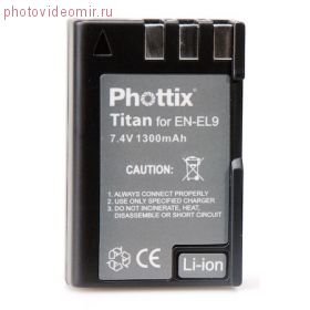 Аккумулятор EN-EL9 Nikon Phottix