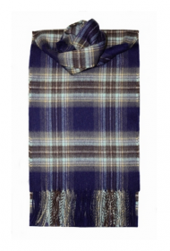 шарф 100% драгоценный кашемир , расцветка дворца Холируд Holyrood