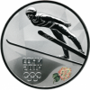 Прыжки на лыжах с трамплина Олимпиада Сочи-2014 3 рубля 2012 (в футляре)