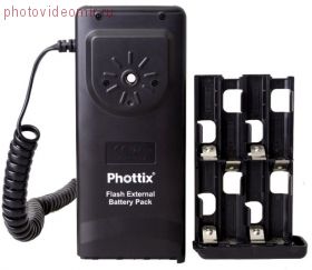 Батарейный блок для вспышек Nikon Phottix (Nikon SD-9A) на 8 батареек АА