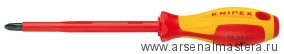 Отвертка для винтов с крестообразным шлицем Phillips (крестообразная 1000 V ) KNIPEX KN-982400