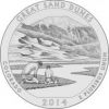 Национальный парк Грейт-Санд-Дьюнс 25 центов 2014 Монетный двор на выбор