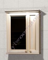 Зеркало-шкаф для ванной с подсветкой "Челси-1 АЛЕКС-75 береза"