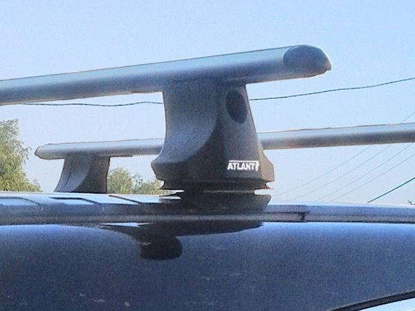 Багажник на крышу Honda CR-V (2007-11), Атлант, аэродинамические дуги