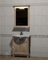 Мебель в ванную Классика "Челси-2 УОРВИК-70 береза" с зеркалом