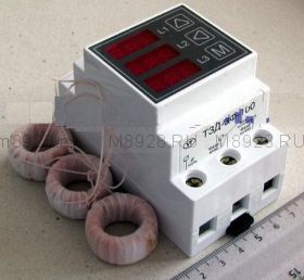 Автомат токовой защиты 3 фазных электродвигателей ТЗД-3Ф-100
