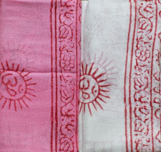 Индийский хлопковый шарф (отправка из Индии)