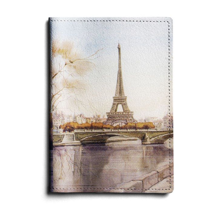 Кожаная обложка для автодокументов "Paris"