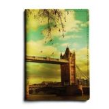 Кожаная обложка для автодокументов "Tower Bridge"