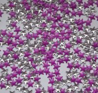 Украшение для ногтей - звезды (50 штук в пакетике) Цвет: фиолетовые