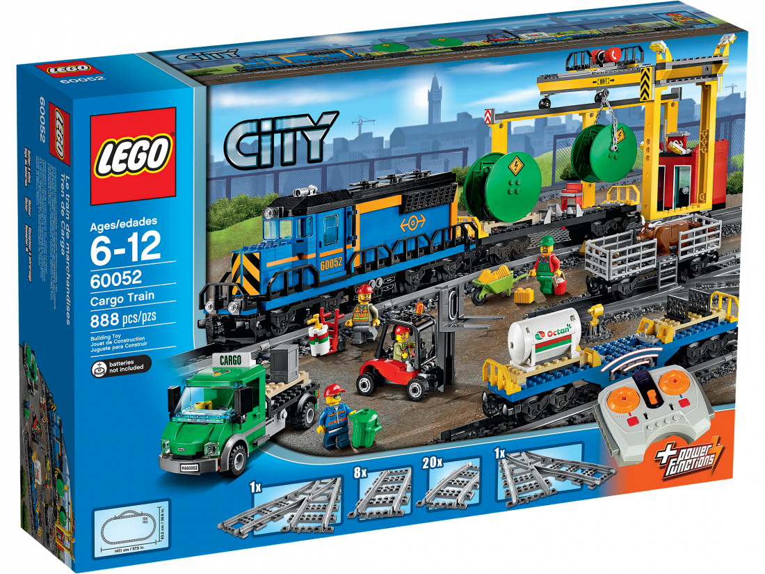 Грузовой Поезд. Конструктор Lego City 60052
