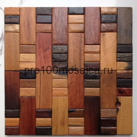 MCM002 Бесшовная деревянная мозаика серия WOOD, 300*300*11 мм