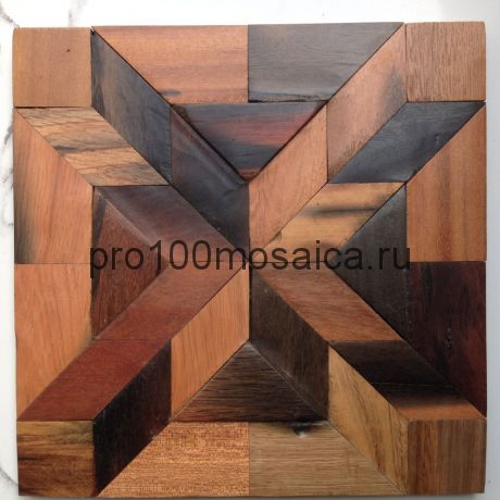 MCM015 Бесшовная деревянная мозаика серия WOOD, 300*300*20 мм