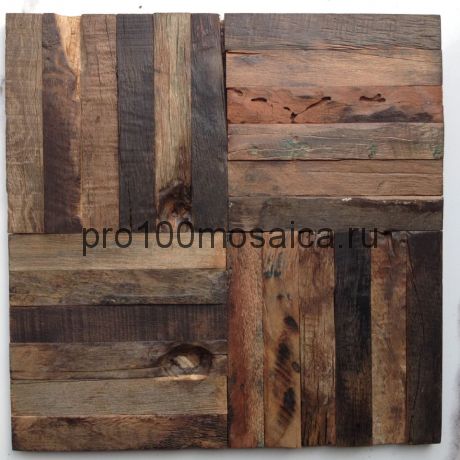 MCM039 Бесшовная деревянная мозаика серия WOOD, 300*300*13 мм