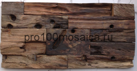 MCM205 Бесшовная деревянная мозаика серия WOOD, 300*600*33 мм