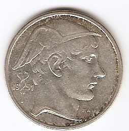 50 франков Бельгия 1951 BELGIQUE