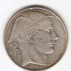 20 франков Бельгия 1950 BELGIQUE