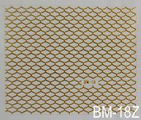 Наклейка для дизайна ногтей на клеевой основе "Золото" BM - 18Z