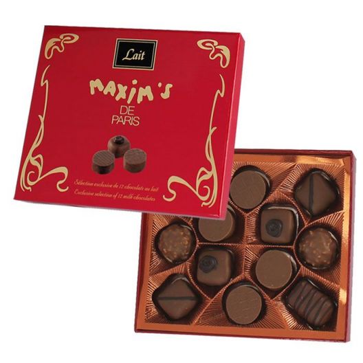Конфеты шоколадные Maxim`s Конносье из молочного шоколада - 120 г (Франция)