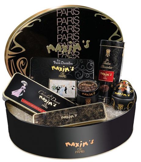 Набор подарочный Maxim`s 100% тёмный шоколад - 545 г (Франция)