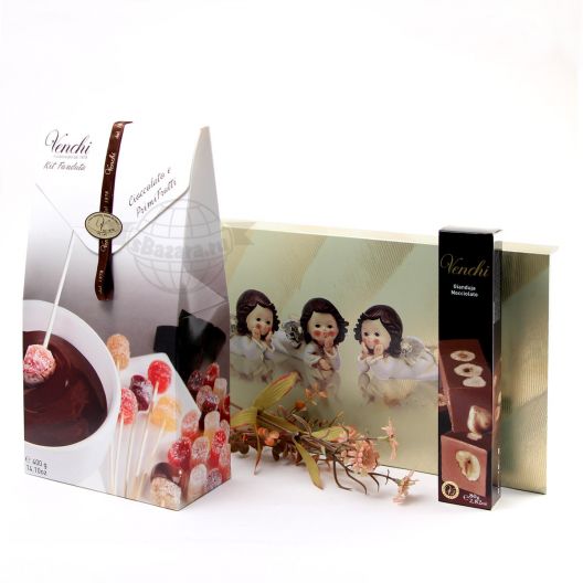 Подарочный набор шоколада и конфет Venchi Angels Fonduta (Италия)
