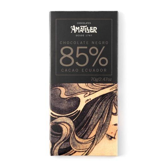 Шоколад Amatller 85% какао, Эквадор - 70 г (Испания)