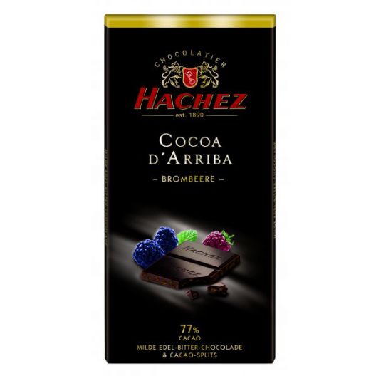 Шоколад Hachez с Ежевикой 77% - 100 г (Германия)