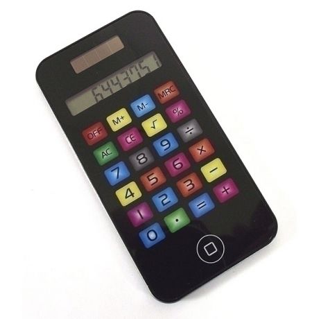 Калькулятор цветной малый в виде Айфона