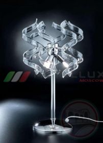 Настольная лампа METALLUX 206.123.02/05 хром белый/лиловый 6vetri