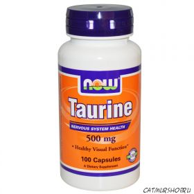 Таурин, 500 мг, 100 капсул